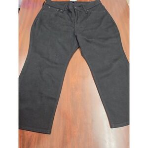 J. Crew Curvy Mid-rise Flare Crop Jeans Black Women's Size 34P Cropped Denim NWT